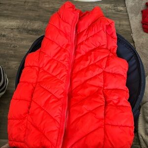 Old navy red vest idk what this is called